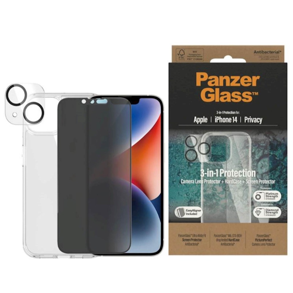 Bundle PanzerGlass iPhone 14 Privacy