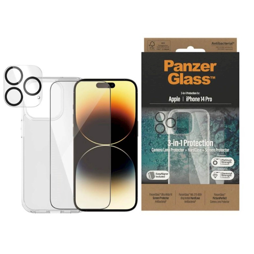 Bundle PanzerGlass iPhone 14 Pro