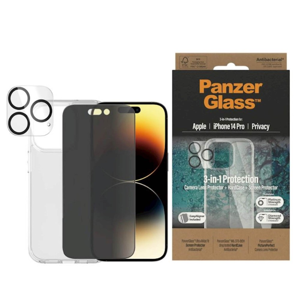 Bundle PanzerGlass iPhone 14 Pro Privacy