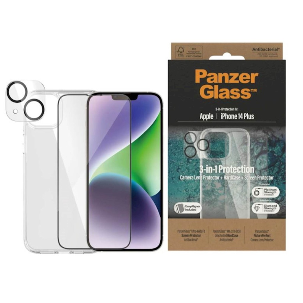 Bundle PanzerGlass iPhone 14+