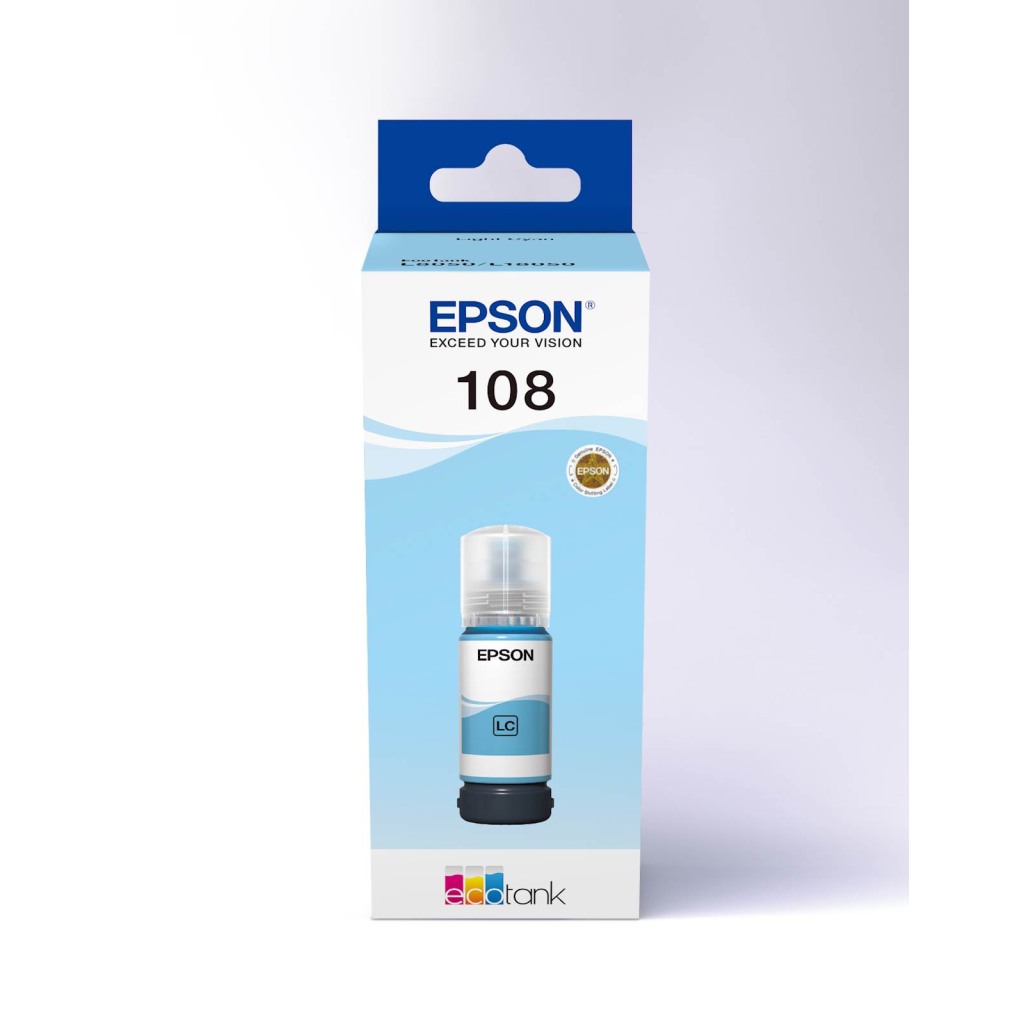 Tinta Epson 108 EcoTank Light Cyan