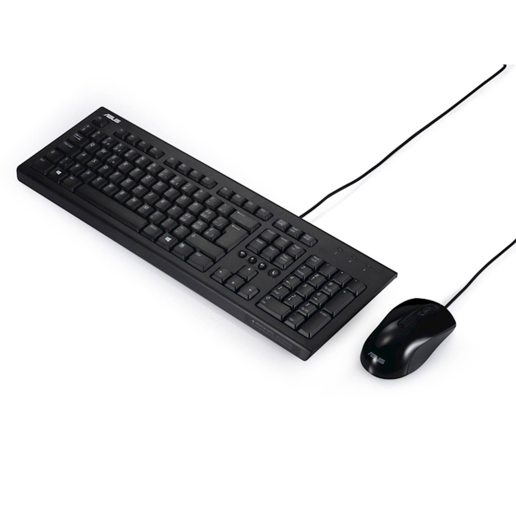 Tastatura i miš ASUS U2000, žični komplet, crna - Image 2