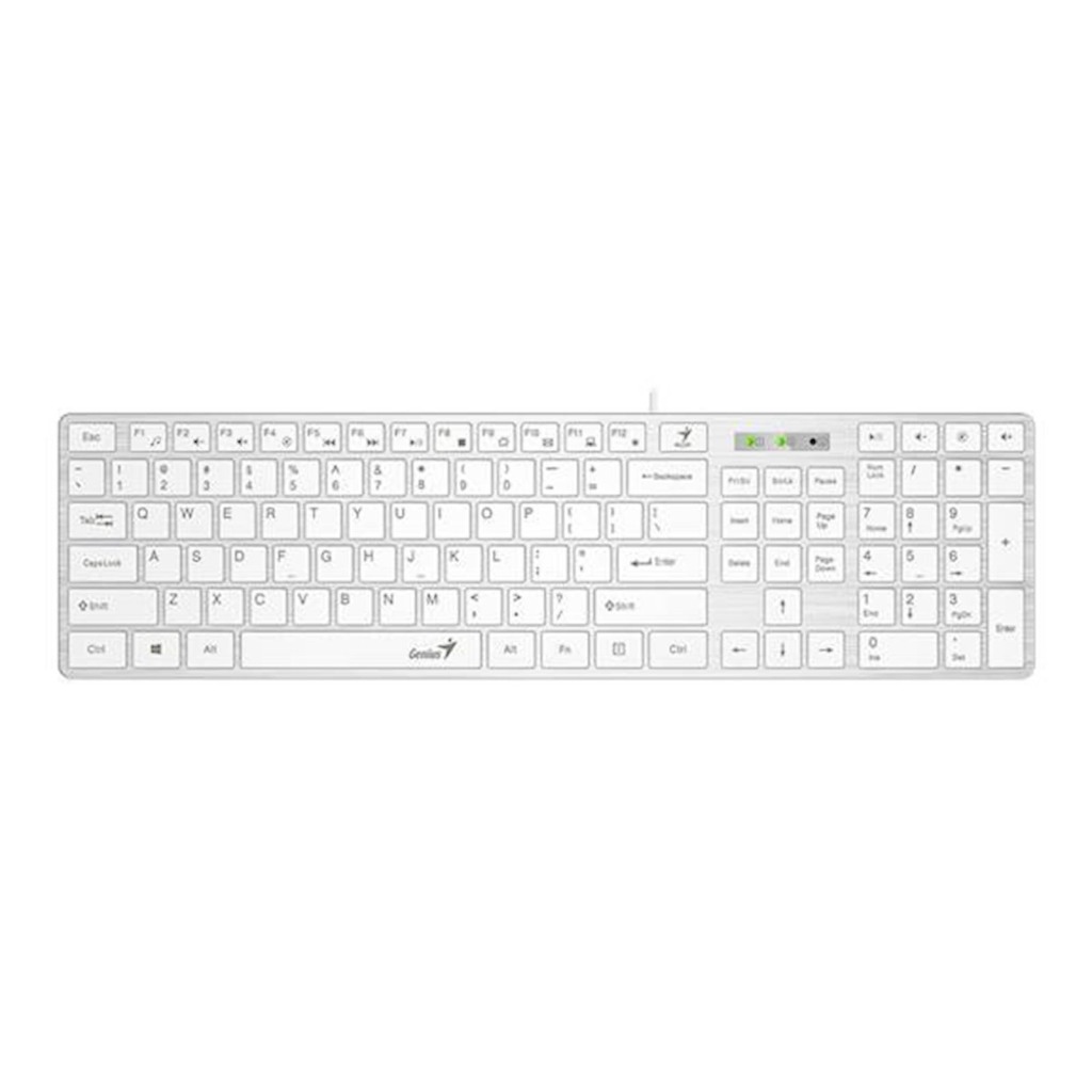 Tastatura Genius Slimstar 126 USB bijela