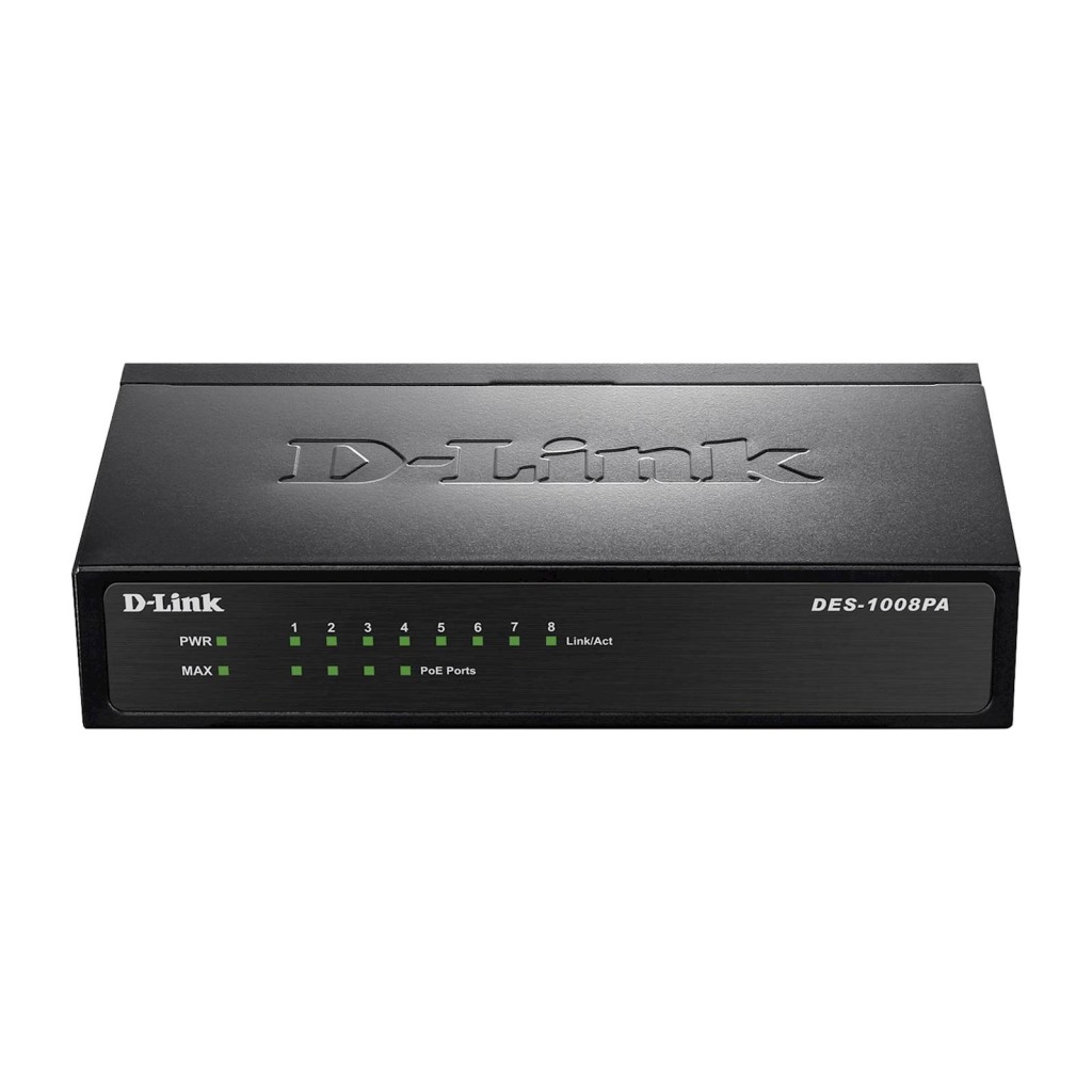 Switch DLINK 8-Port PoE Fast Ethernet Unmnged Desktop