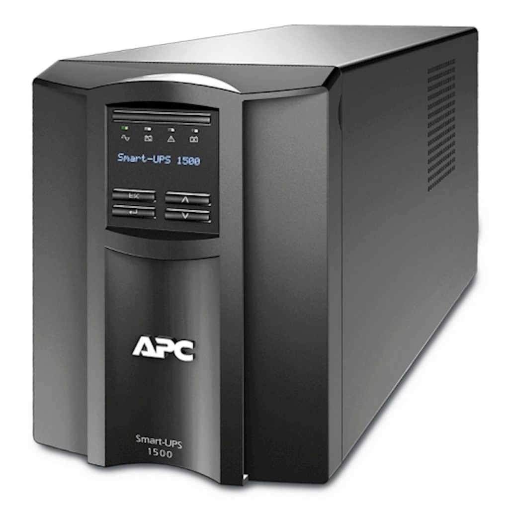 Smart-UPS APC, 1500VA, Tower, 230V, 8x IEC C13, SmartConnect Port+SmartSlot, AVR, LCD