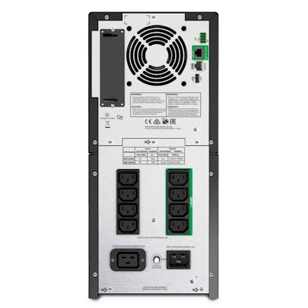 Smart-UPS APC, 3kVA, Tower, 230V, 8x IEC C13+2x IEC C19, SmartConnect Port+SmartSlot, AVR, LCD - Image 3