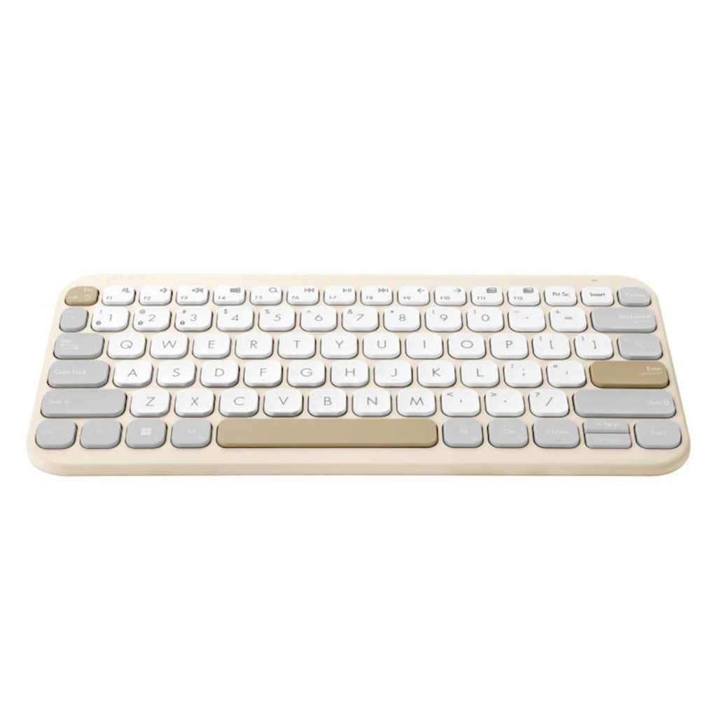 Tastatura ASUS Marshmallow KW100, brezžična/Bluetooth, Bež - Image 2