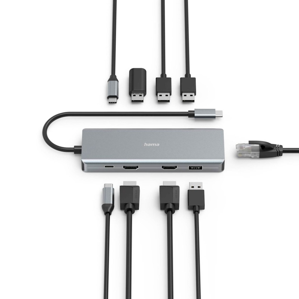 USB-C HUB HAMA CONNECT2Media" 9 portova - Image 2