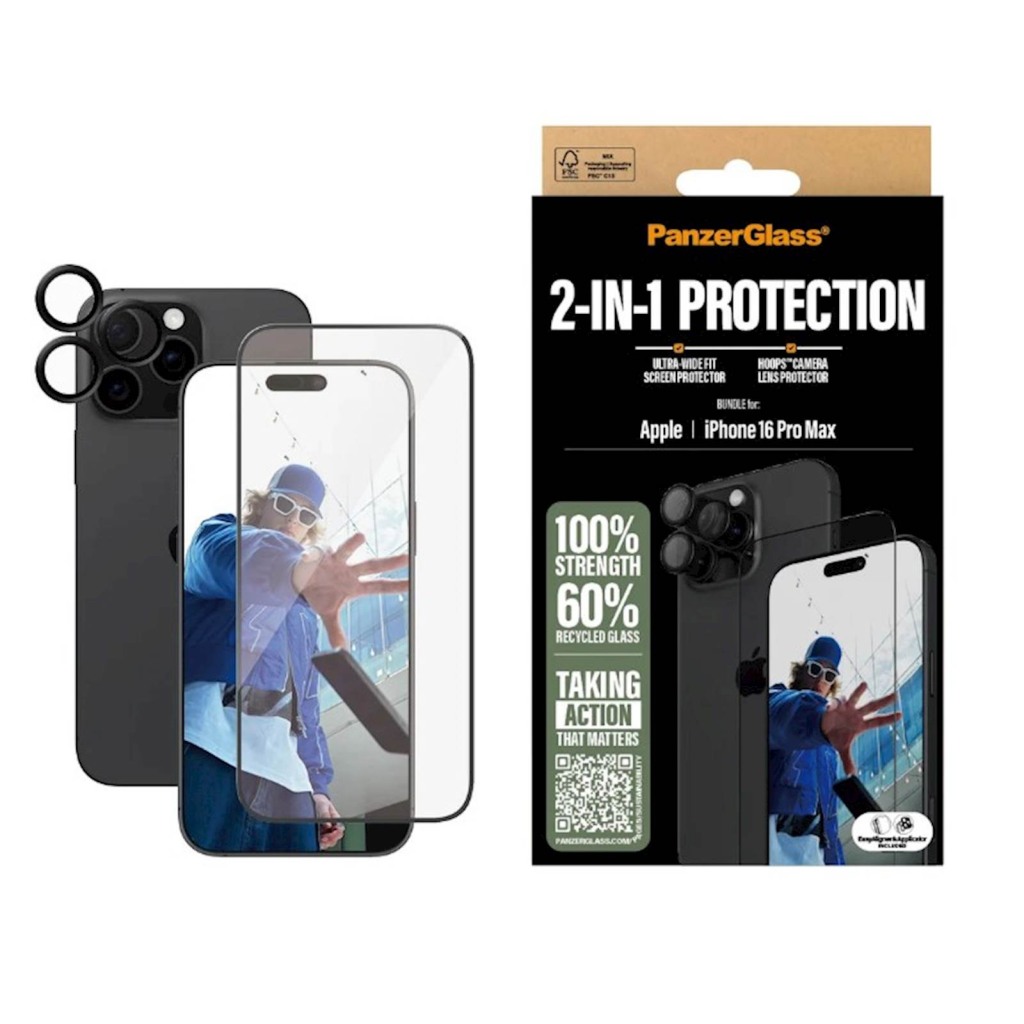 Bundle PanzerGlass 2u1 iPhone 16 Pro Max