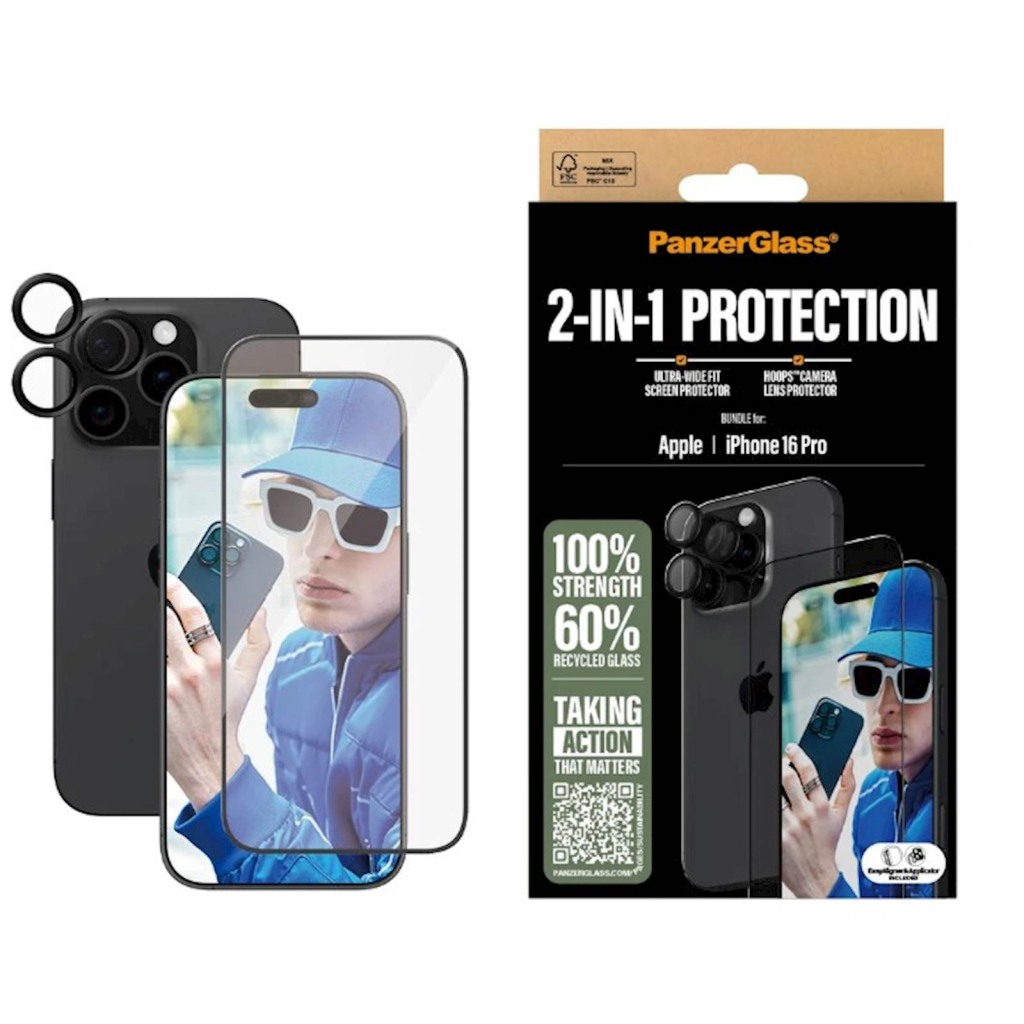 Bundle PanzerGlass 2u1 iPhone 16 Pro