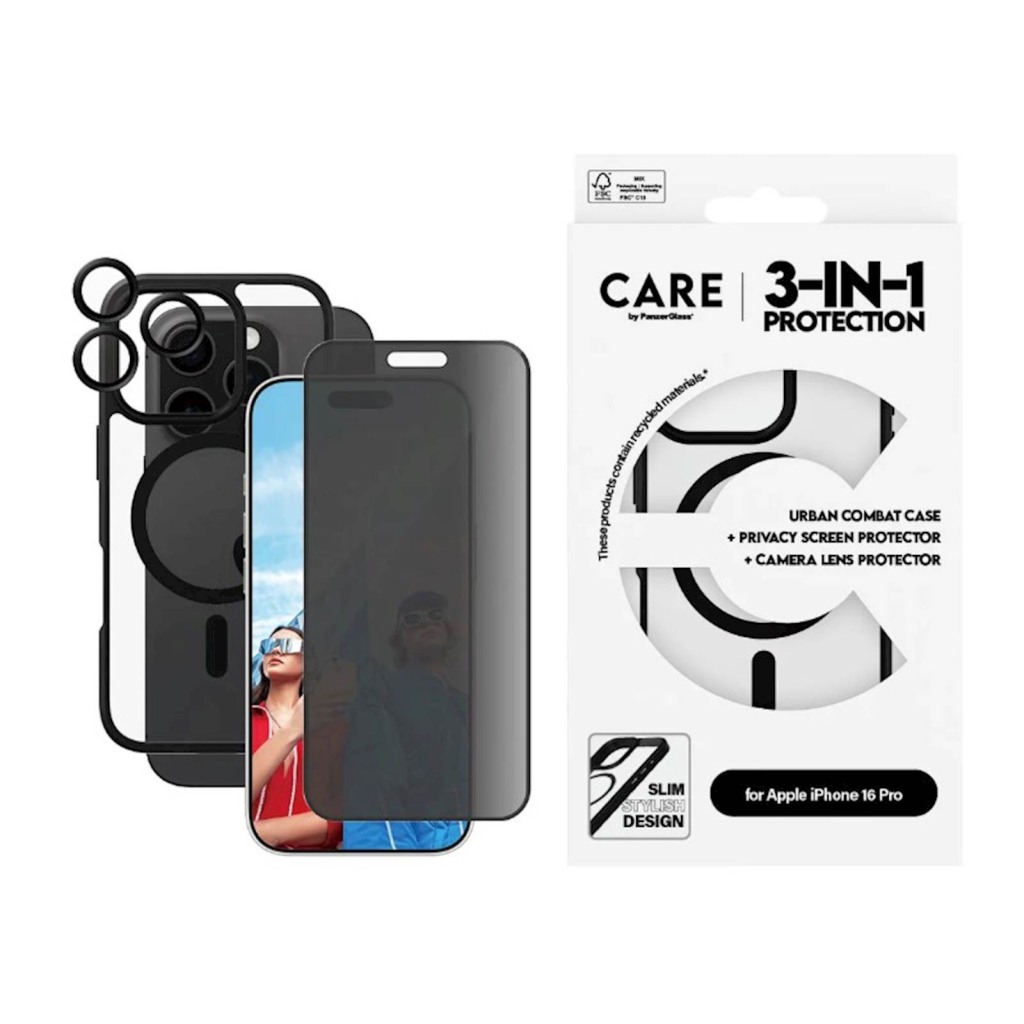 Bundle Care by PG iPhone 16 Pro MagSafe Privacy BK