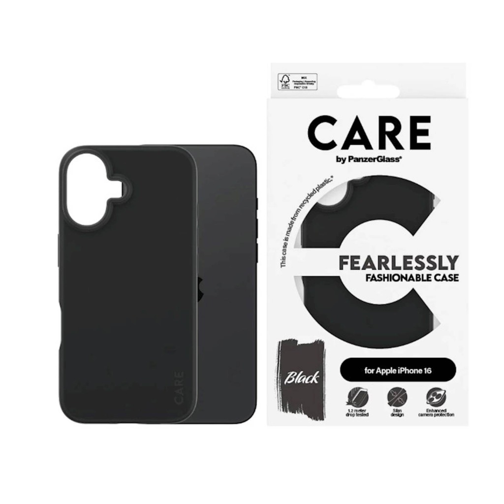 Zaštitni okvir Care iPhone 16 Black