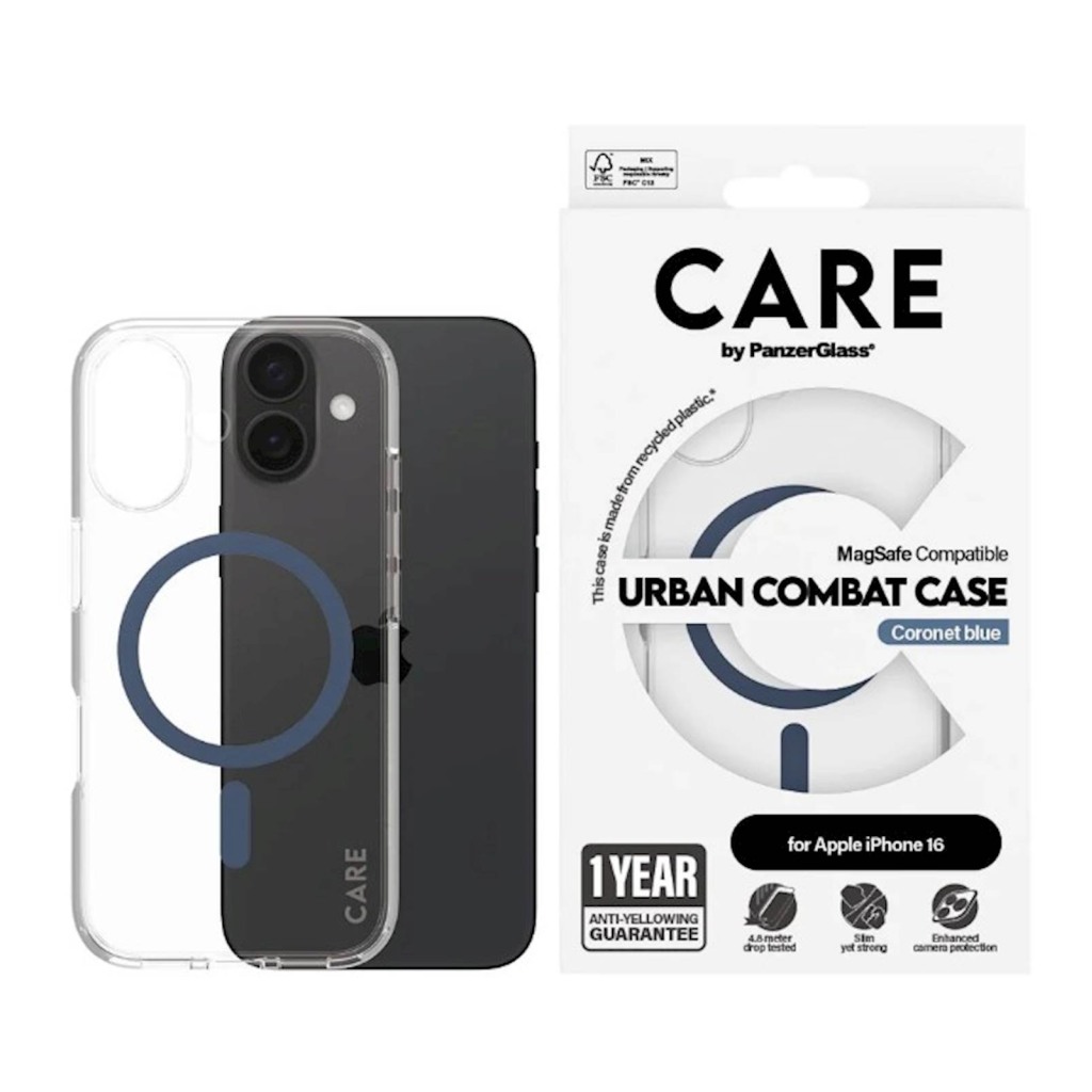 Zaštitno okvir Care MG iPhone 16 Blue