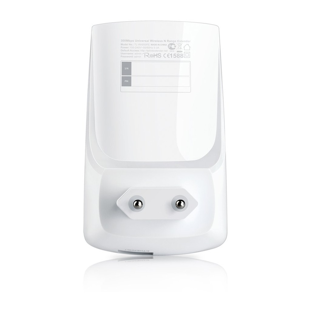 300Mbps Universal Wireless N Range ExtenderWall Mount 2.4GHz 300Mbps 802.11b/g/n;  internal antennas;Range Extender Button