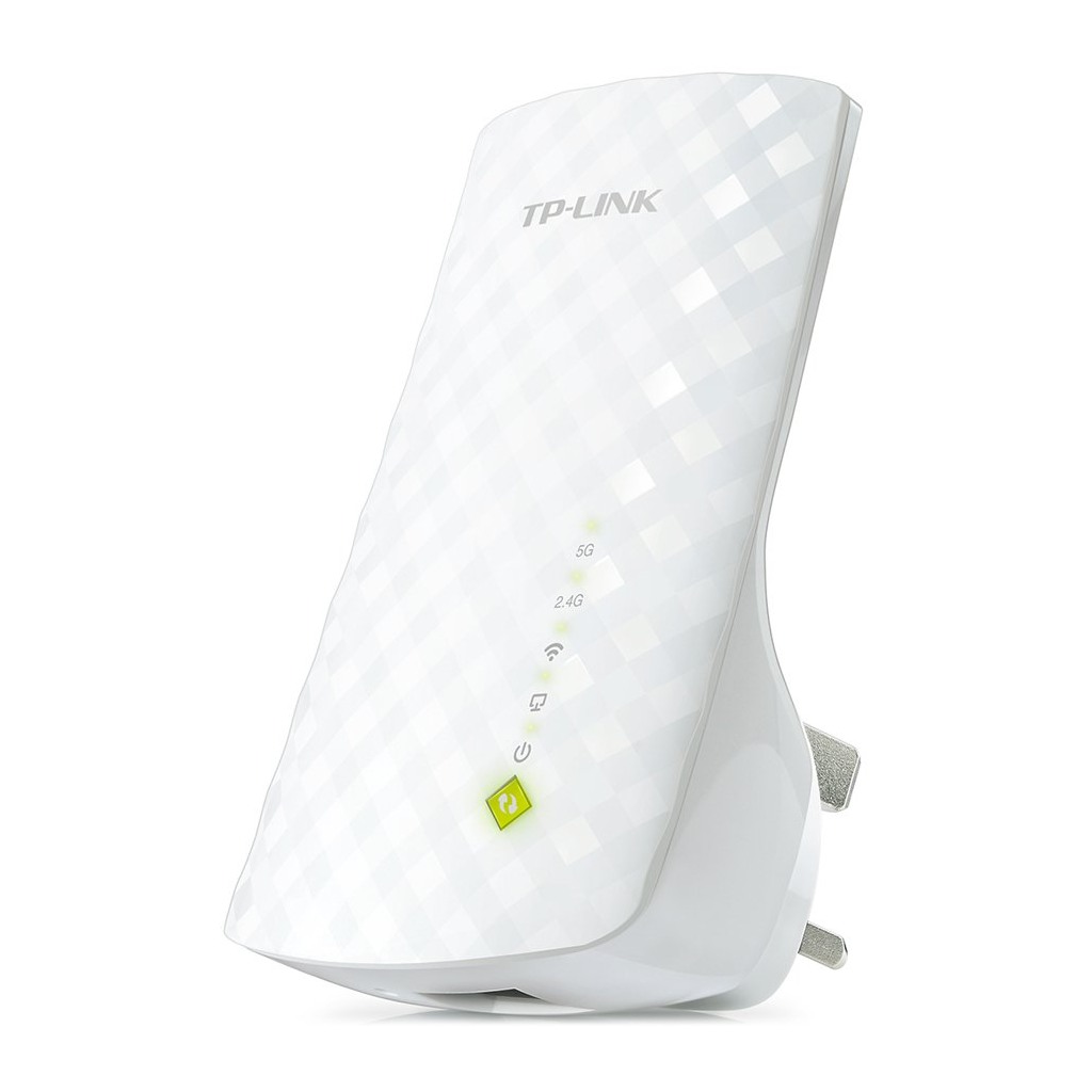 AC750 Dual Band Wireless Wall Plugged Range Extender Mediatek 433Mbps at 5GHz + 300Mbps at