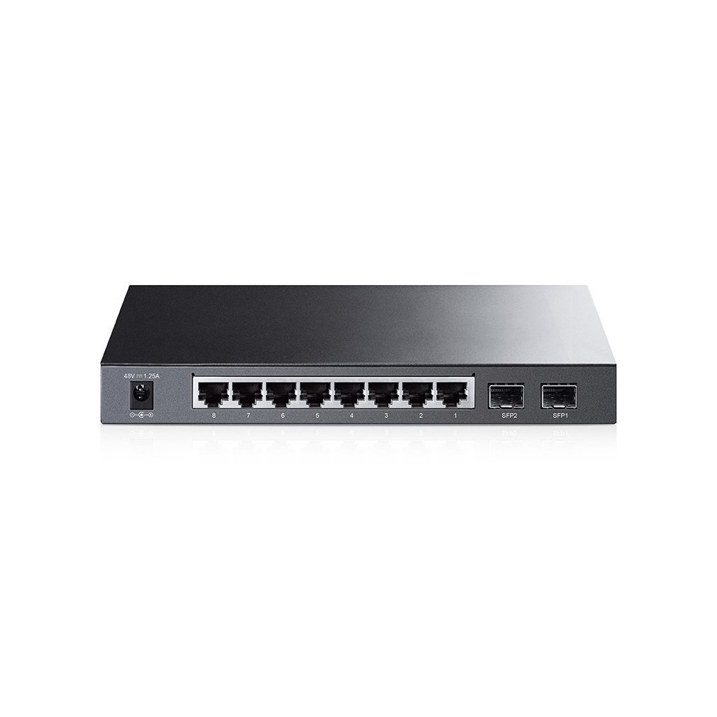 Switch TP-Link TL-SG2210P 8-Port Gigabit Desktop PoE Smart Switch 2 SFP ports 802.3af 53W PoE