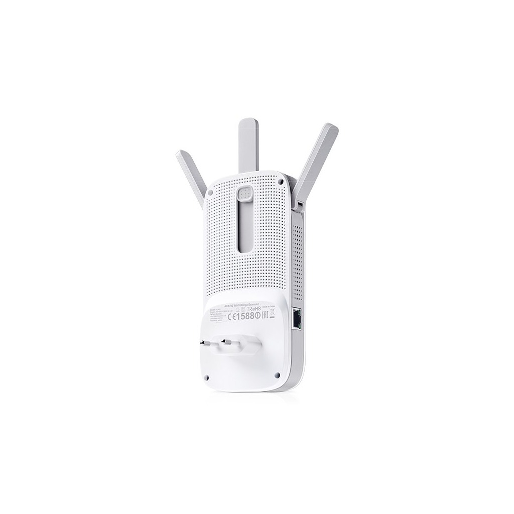 AC1750 Dual Band Wireless Wall Plugged Range Extender Qualcomm 1300Mbps at 5Ghz + 450Mbps at