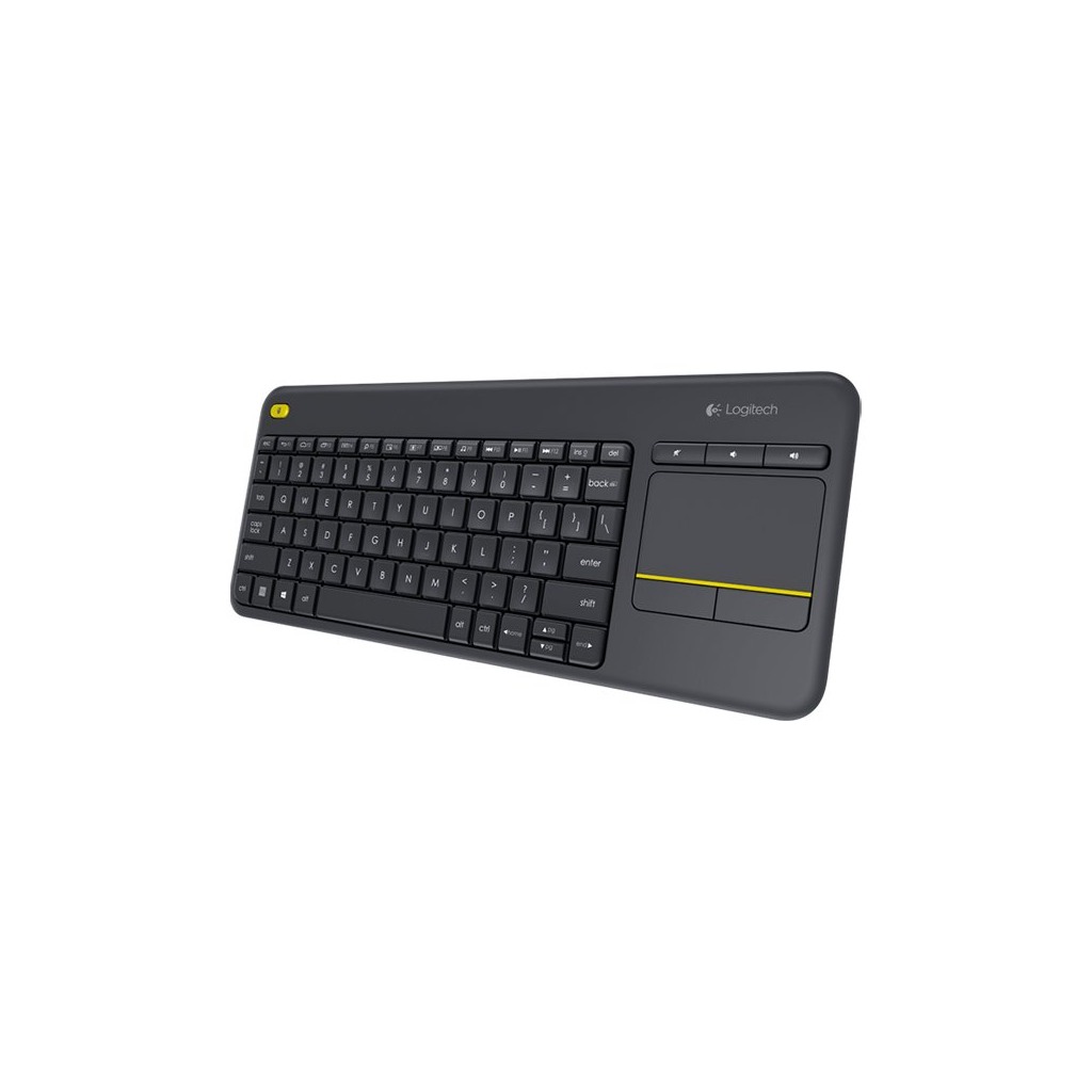 LOGITECH K400 Plus Wireless Touch Keyboard – Bežična Tastatura sa Touchpadom, HRV-SLV-SRB Raspored