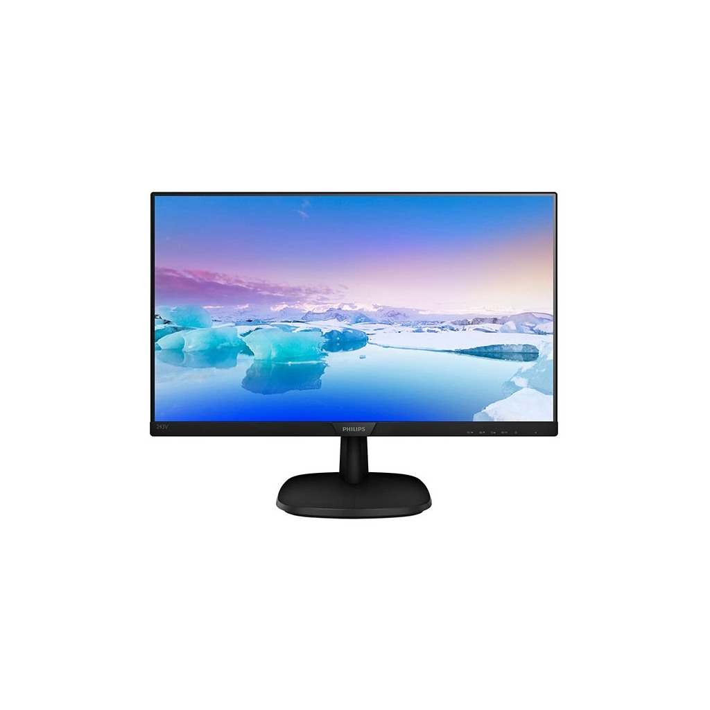 Monitor 23.8'' Philips 243V7QDSB/0001 Black IPS 16:9 1920x1080 4ms 250 cd/m2 1000:1 D-Sub DVI HDMI