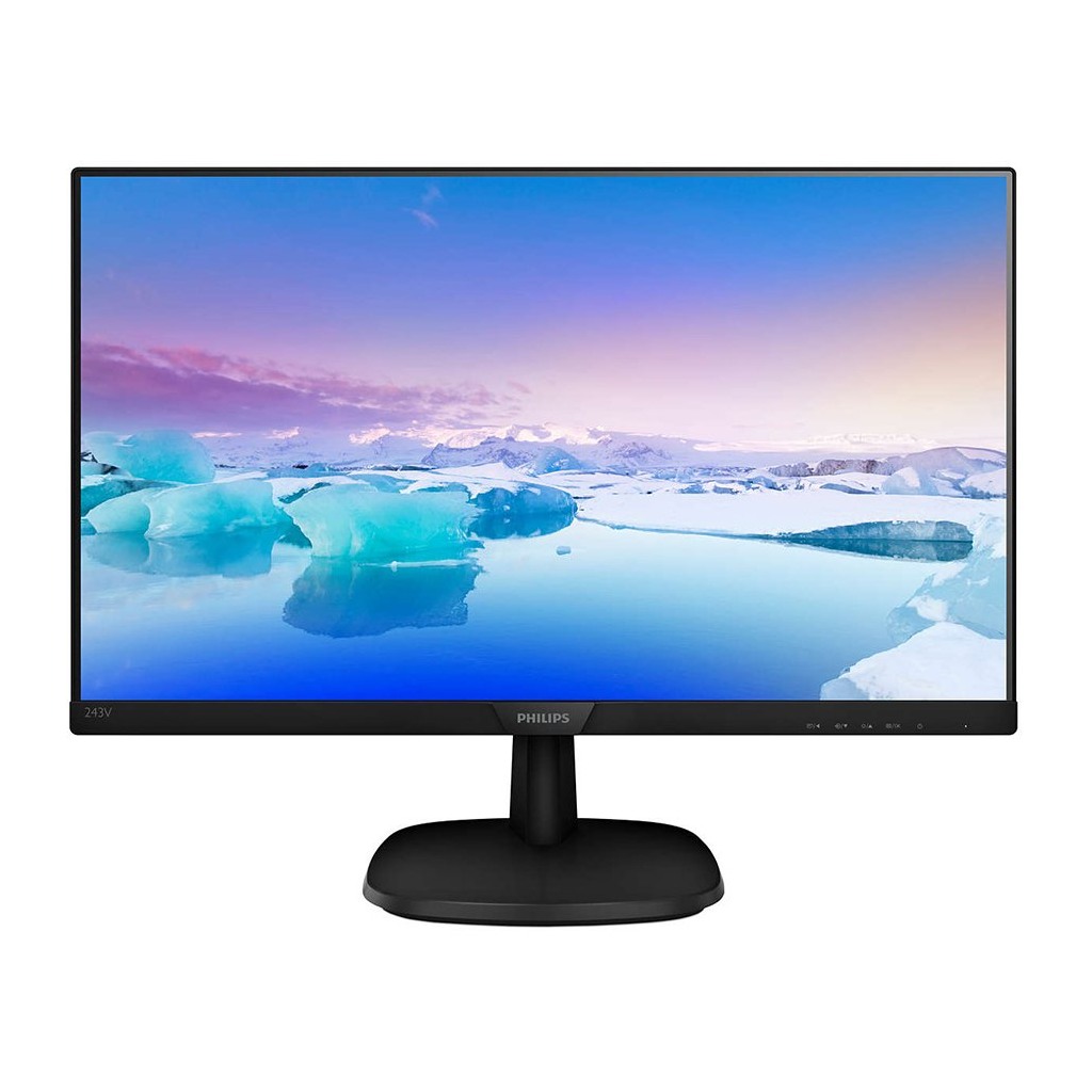 Monitor 23.8" Philips 243V7QSB/0001 Black IPS 16:9 1920x1080 8ms 250 cd/m2 1000:1 D-Sub DVI vesa