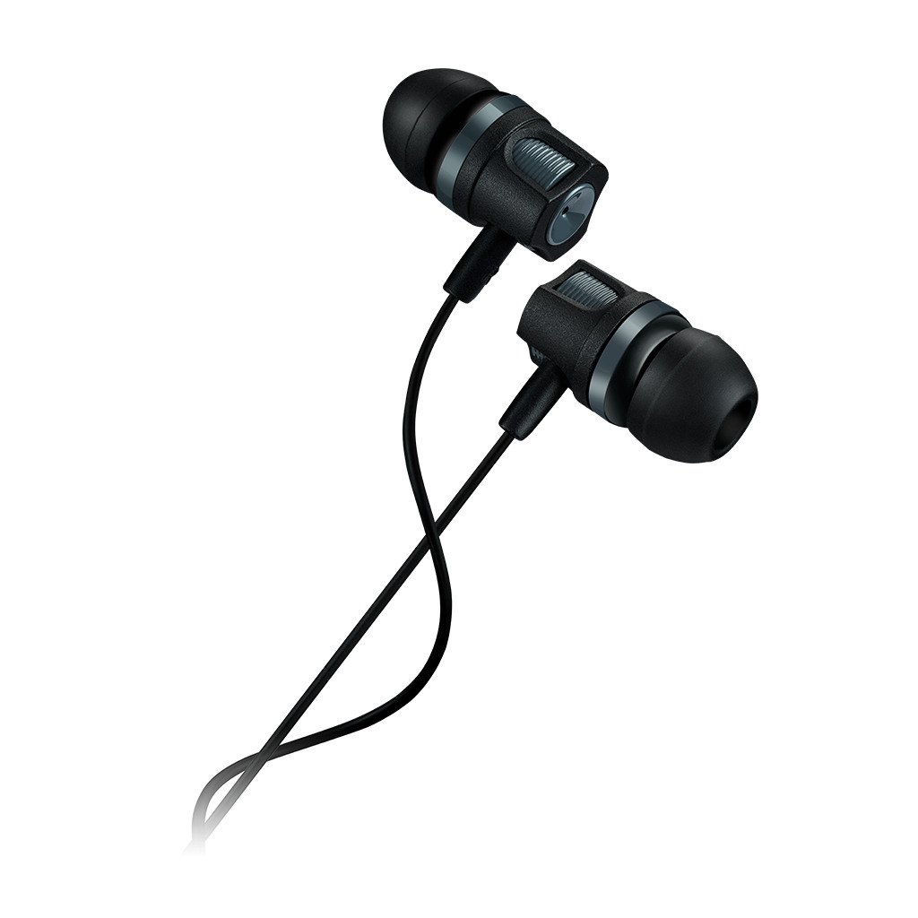 CANYON EP-3 Stereo earphones with microphone Dark gray cable length 1.2m 21.5*12mm 0.011kg