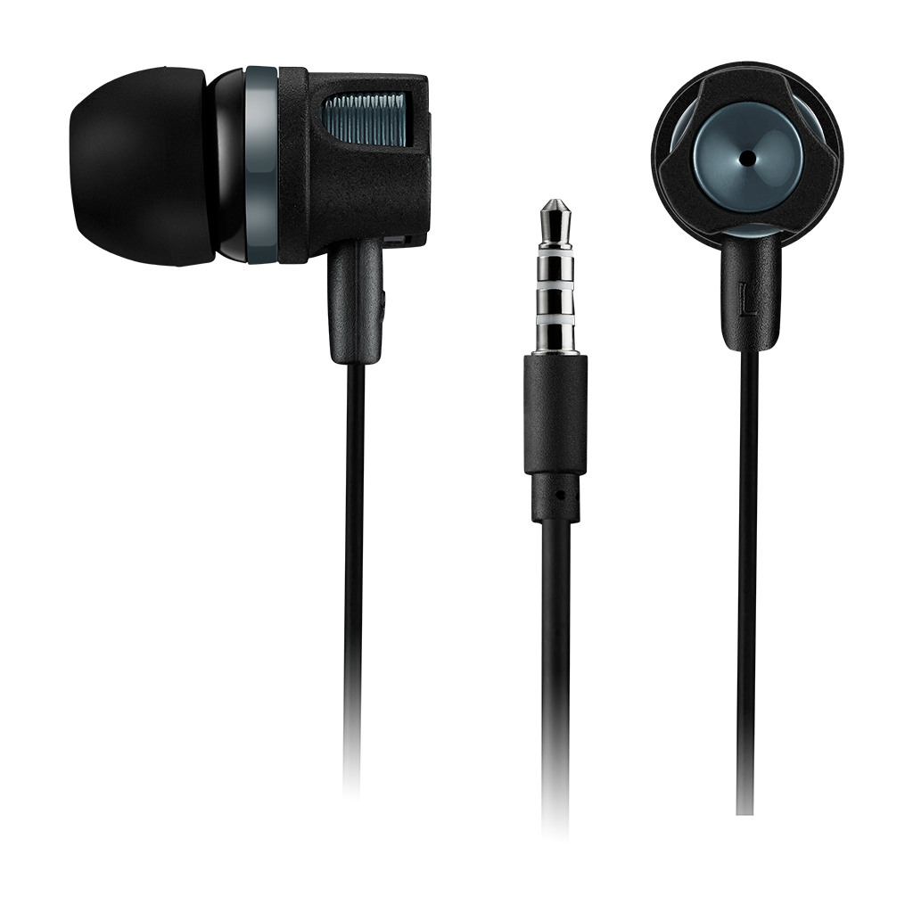 CANYON EP-3 Stereo earphones with microphone Dark gray cable length 1.2m 21.5*12mm 0.011kg - Image 2