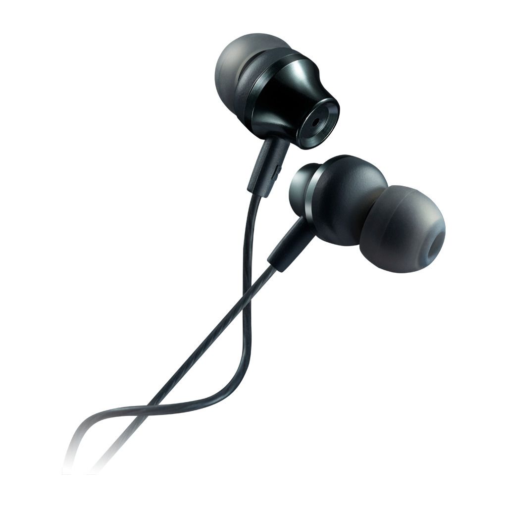 CANYON SEP-3 Stereo earphones with microphone metallic shell cable length 1.2m Dark Gray 22*12.6mm 0.012kg