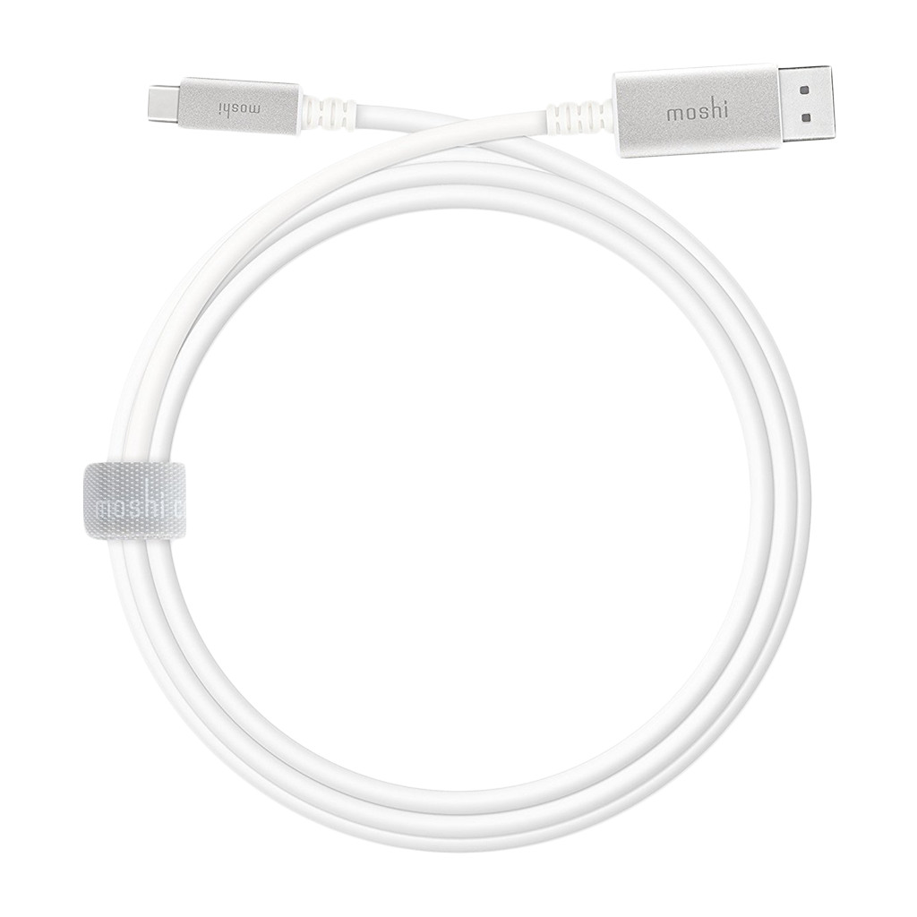 MOSHI USB-C to DisplayPort Cable 5 ft 1.5 m outputs high-resolution video from any USB-C