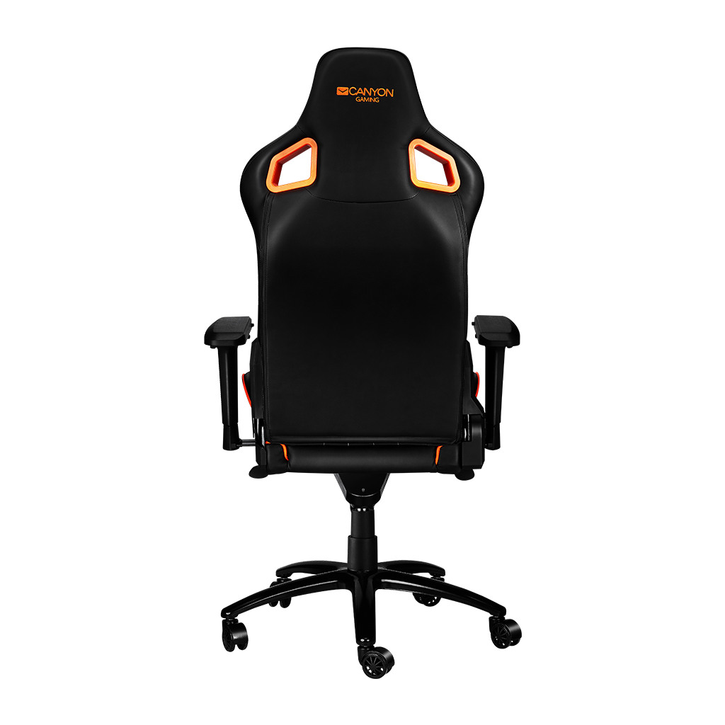 CANYON Corax GC-5 Gaming Stolica, Black/Orange, Ergonomic Design, Adjustable