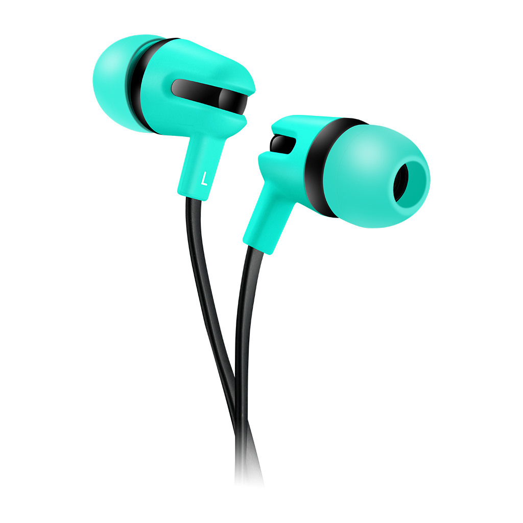 CANYON SEP-4 Stereo earphone with microphone 1.2m flat cable Green 22*12*12mm 0.013kg