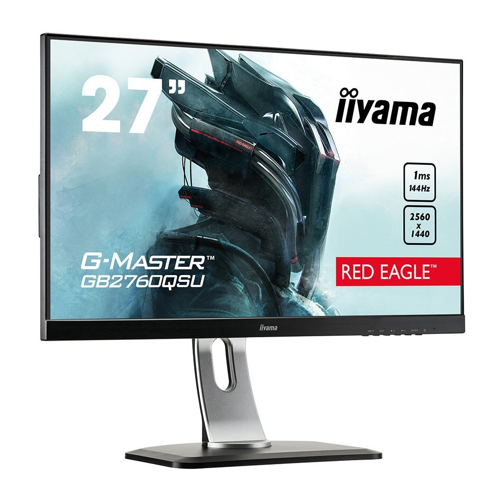 IIYAMA Monitor G-Master Red Eagle 27" ETE Pro-Gaming 144Hz FreeSync 2560x1440@144Hz 350cd/m² DVI  DisplayPort - Image 2