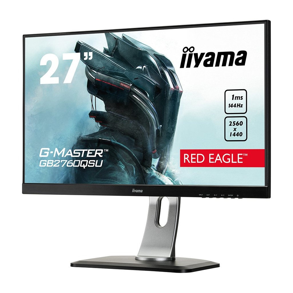 IIYAMA Monitor G-Master Red Eagle 27" ETE Pro-Gaming 144Hz FreeSync 2560x1440@144Hz 350cd/m² DVI  DisplayPort - Image 3