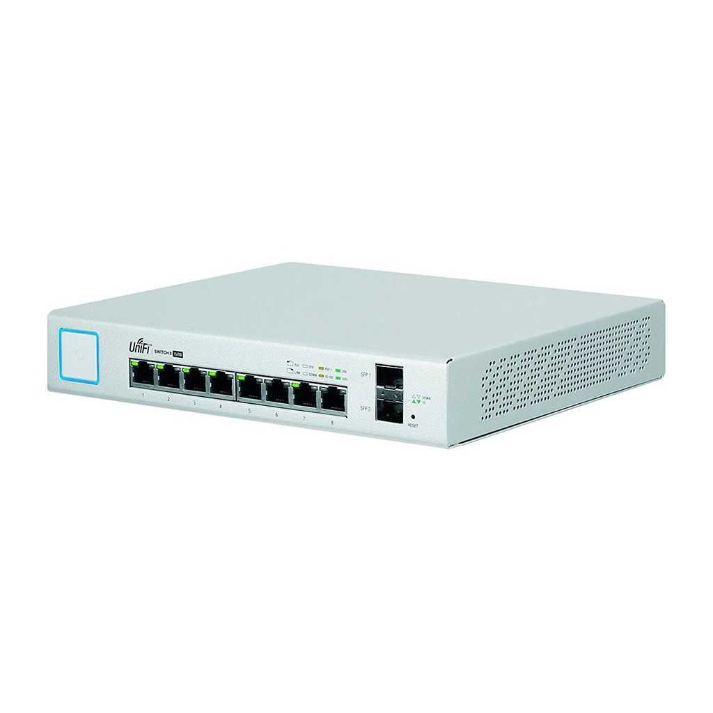 "Ubiquiti 8-Port Fully Managed PoE+ Gigabit Switch with 2 SFP ports150W Power Supply EU"