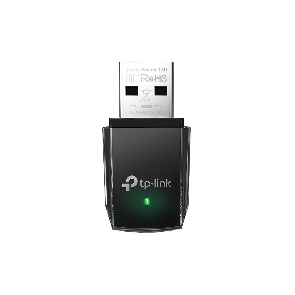 TP-Link Archer T3U AC1300 Mini Wi-Fi MU-MIMO USB AdapterMini Size 867Mbps at 5GHz + 400Mbps