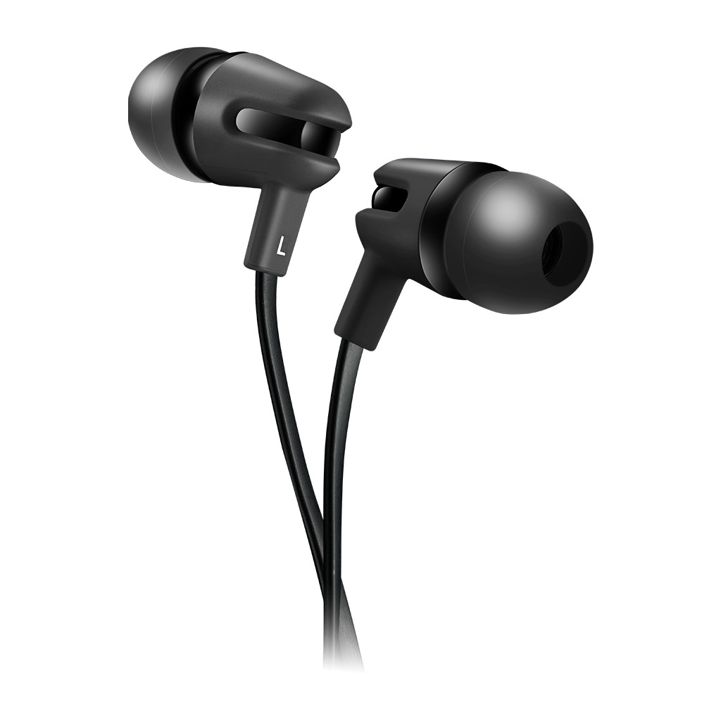 CANYON SEP-4 Stereo earphone with microphone 1.2m flat cable Black 22*12*12mm 0.013kg