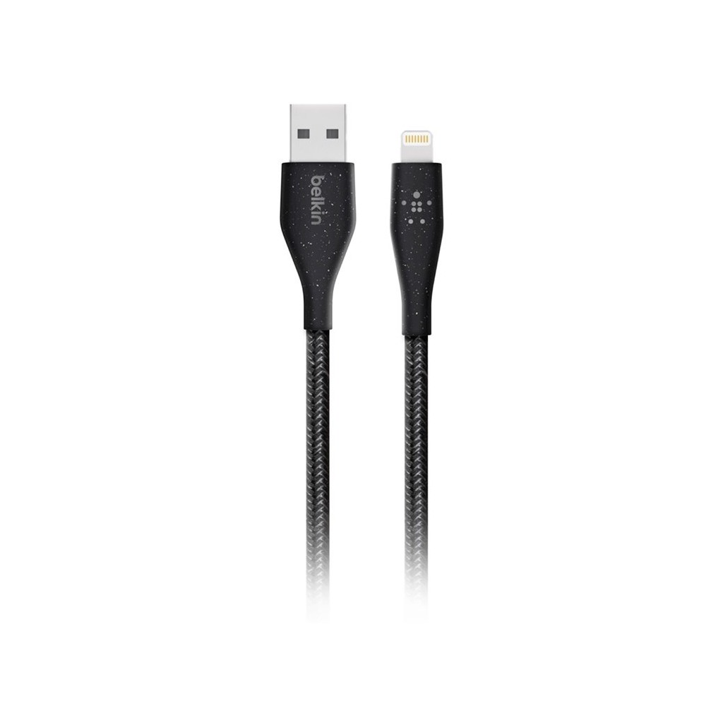 Belkin DuraTek Plus Lightning to USB-A Cable with Strap 1.2m Black