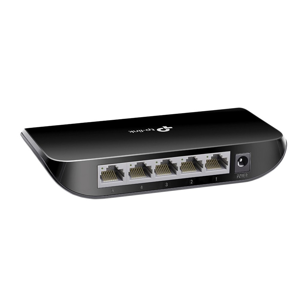 Switch TP-Link TL-SG1005D 5-Port Gigabit RJ45 10/100/1000Mbps desktop switch 10Gbps Switching Capacity Fanless Auto Negotiation/Auto