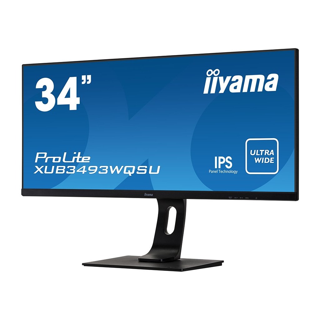 Iiyama Monitor Ultra Wide XUB3493WQSU-B1 34” IPS Flat 21:9 3440 x 1440 @75Hz 400 cd/m²