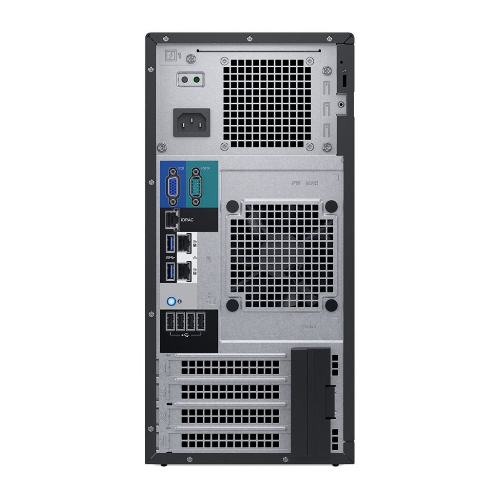 Dell EMC PowerEdge T140 Tower Server up to 4 cbld. HDD Xeon E-2134 16GB PERC