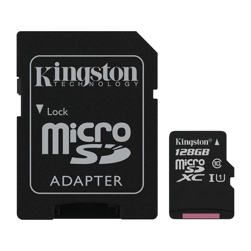 Kingston 128GB micSDXC Canvas Select Plus 100R A1 C10 Card + ADP EAN: 740617298703