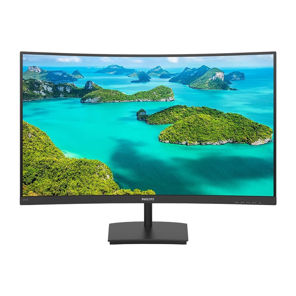 Monitor LED Philips 241E1SCA/00 E-line 23.6'' 1920x1080 75Hz 16:9 Curved 1500R VA AntiGlare 3H 3000:1