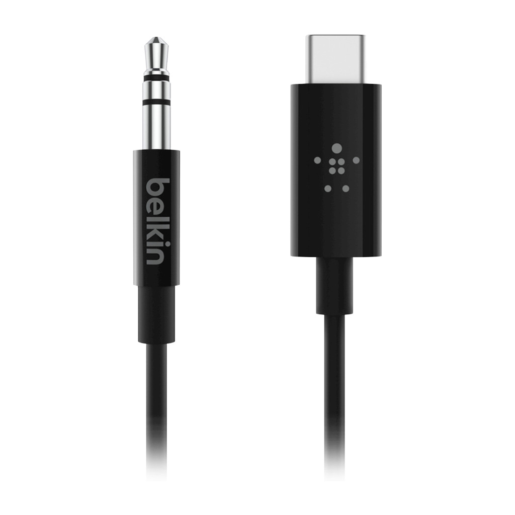 BELKIN USB-C TO 3.5 MM AUDIO CABLE 3' BLK