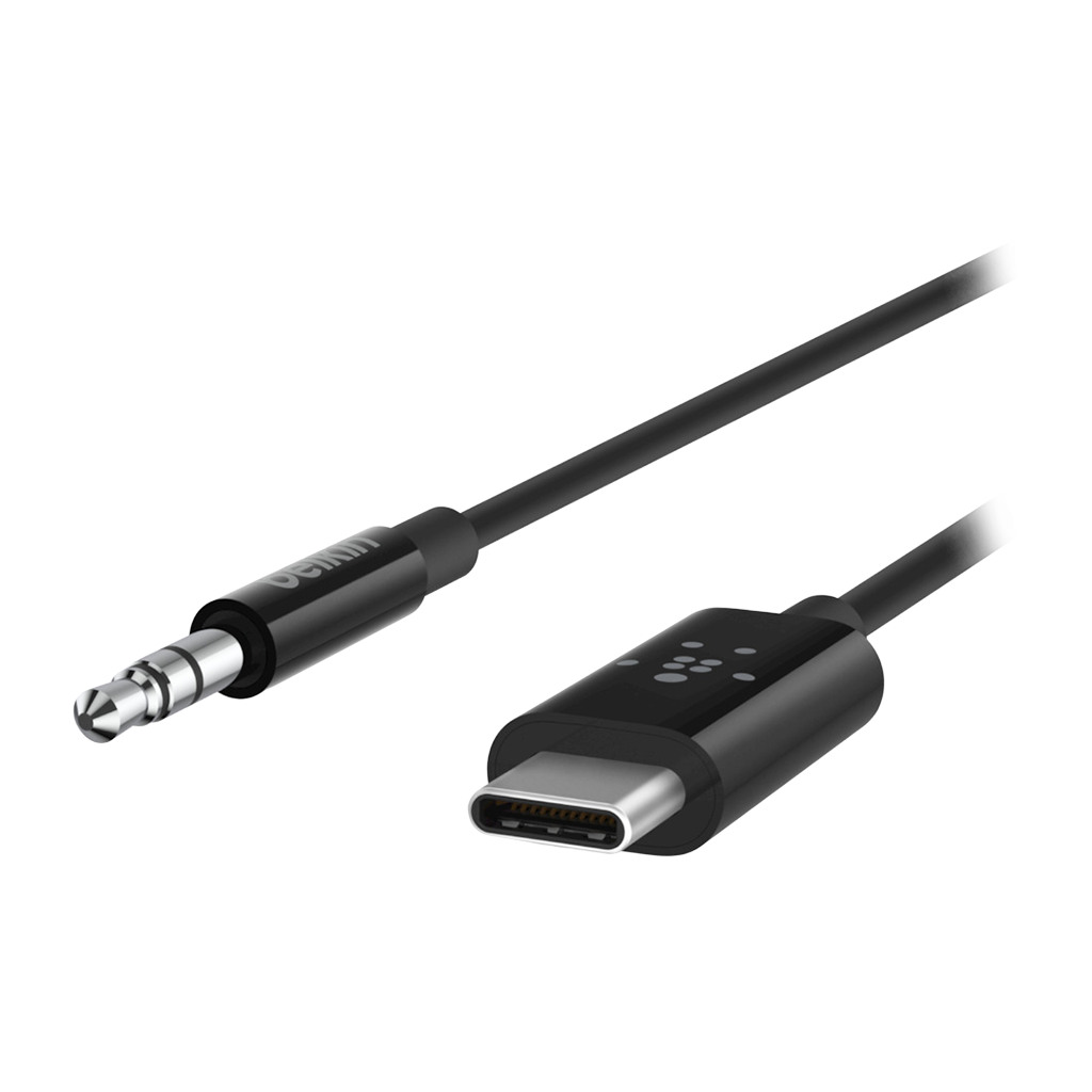 BELKIN USB-C TO 3.5 MM AUDIO CABLE 3' BLK