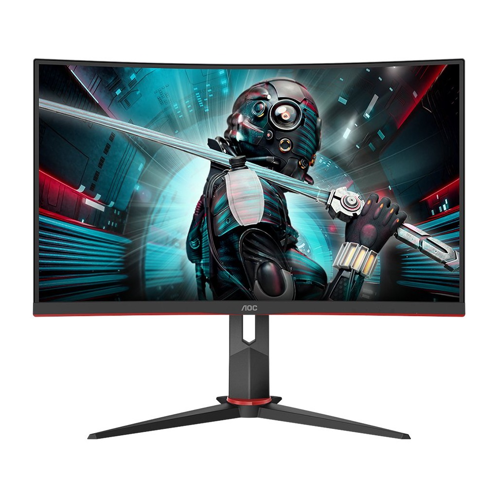 AOC Monitor LED CQ27G2U/BK 2K Curved Gaming 27“ 16:9 2560x1440 VA 3H 144Hz 250 cd/m²