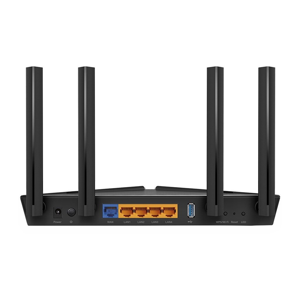 TP-Link AX3000 Wi-Fi 6 Router Dual-Core CPU 2402Mbps at 5GHz+574Mbps at 2.4GHz5 Gigabit Ports1 USB