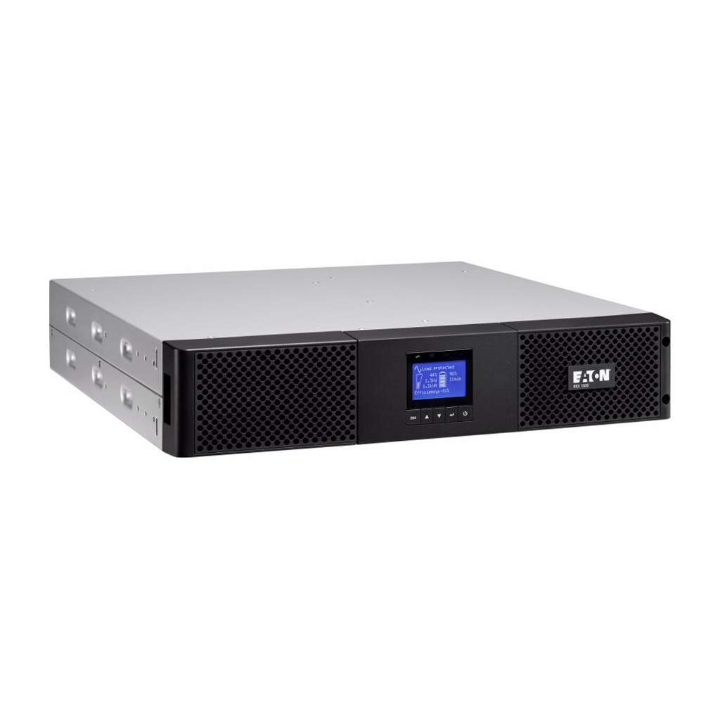 Eaton UPS 9SX 1500VA/1350W Rack 2U; On-line double conv with PFC; LCD display; input 1