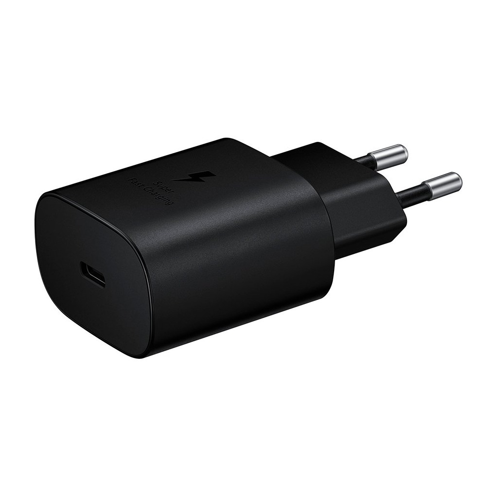 Samsung 25W Ultra Fast USB-C Wall Charger Black cable included - Image 2