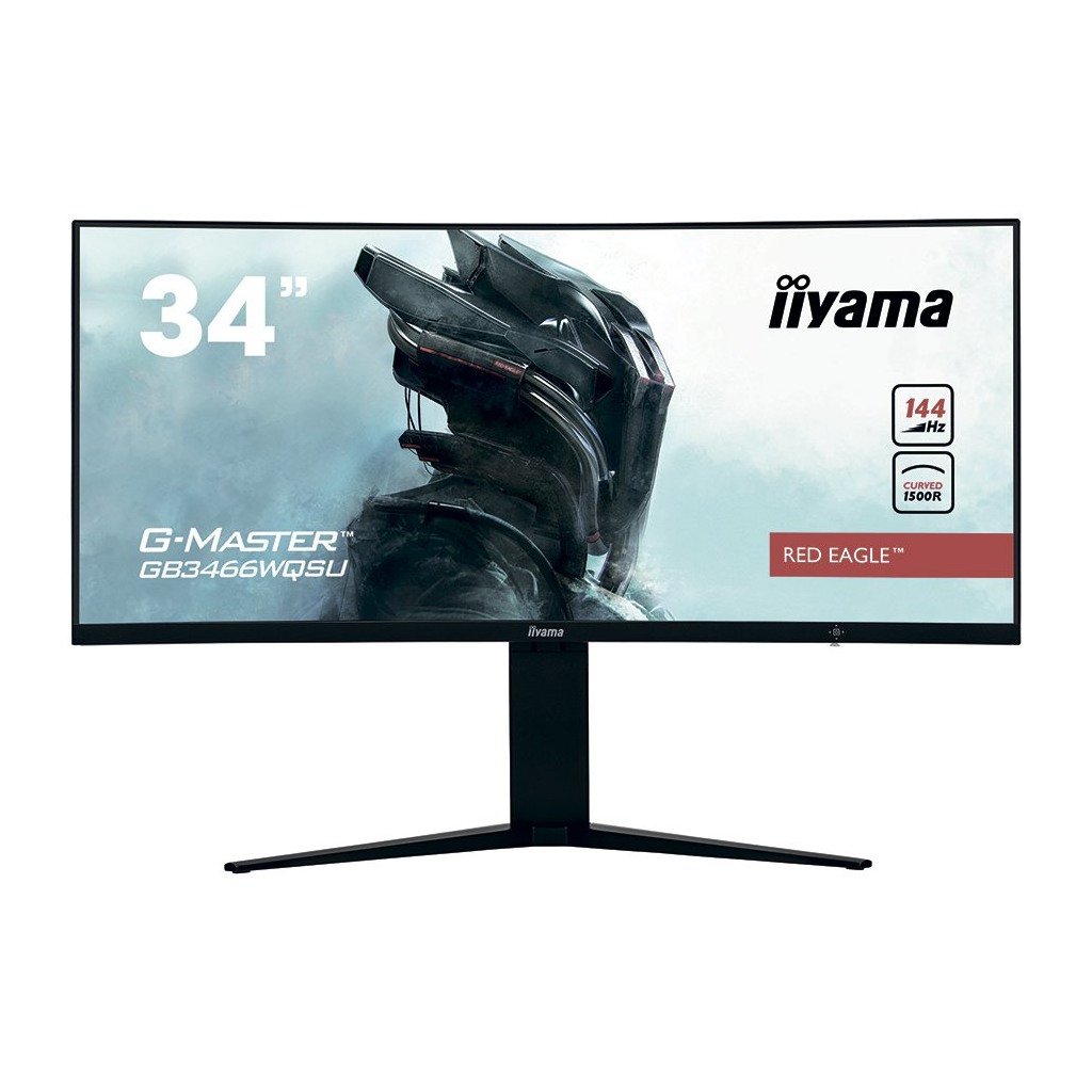 IIYAMA Monitor 34" UW Pro-Gaming G-Master Red Eagle 1500R Curved 144Hz VA panel 3440x1440 21:9