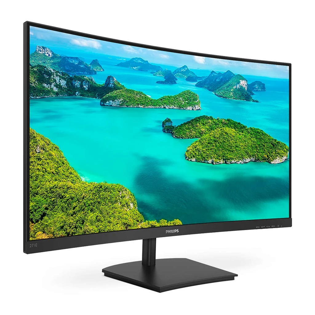 Monitor 27" Philips 271E1SCA/0001 Black VA 16:9 1920x1080 4ms 250 cd/m2 3000:1 D-Sub HDMI 3Wx2 - Image 2