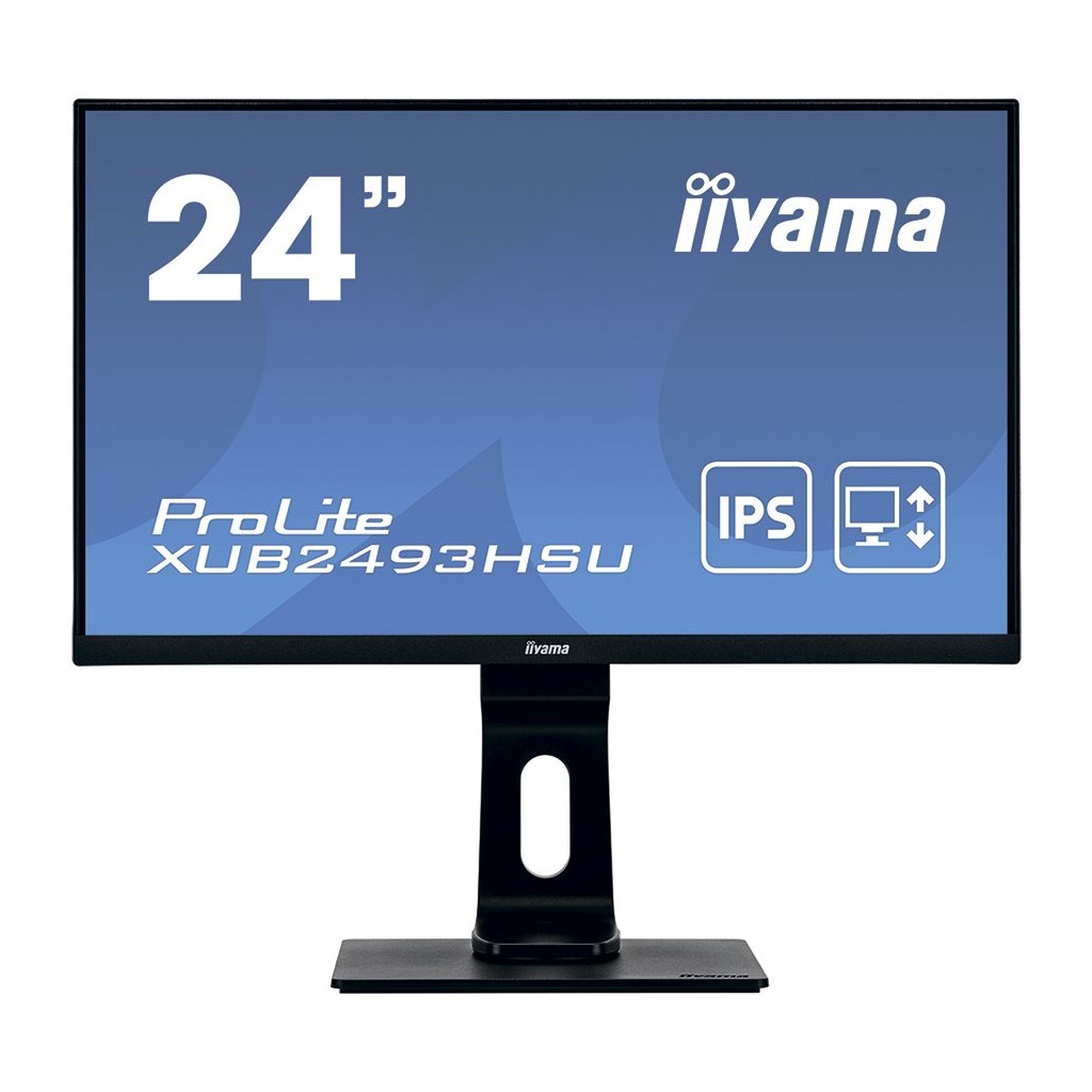 IIYAMA Monitor XUB2493HSU-B1 24" IPS ETE ULTRA SLIM LINE  1920x1080 at 75Hz ETE IPS-panel